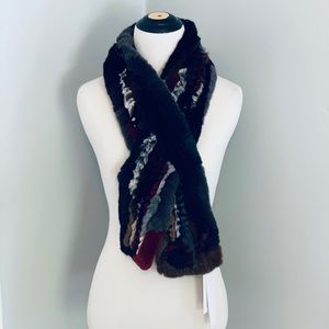 Rex Rabbit Fur Scarf